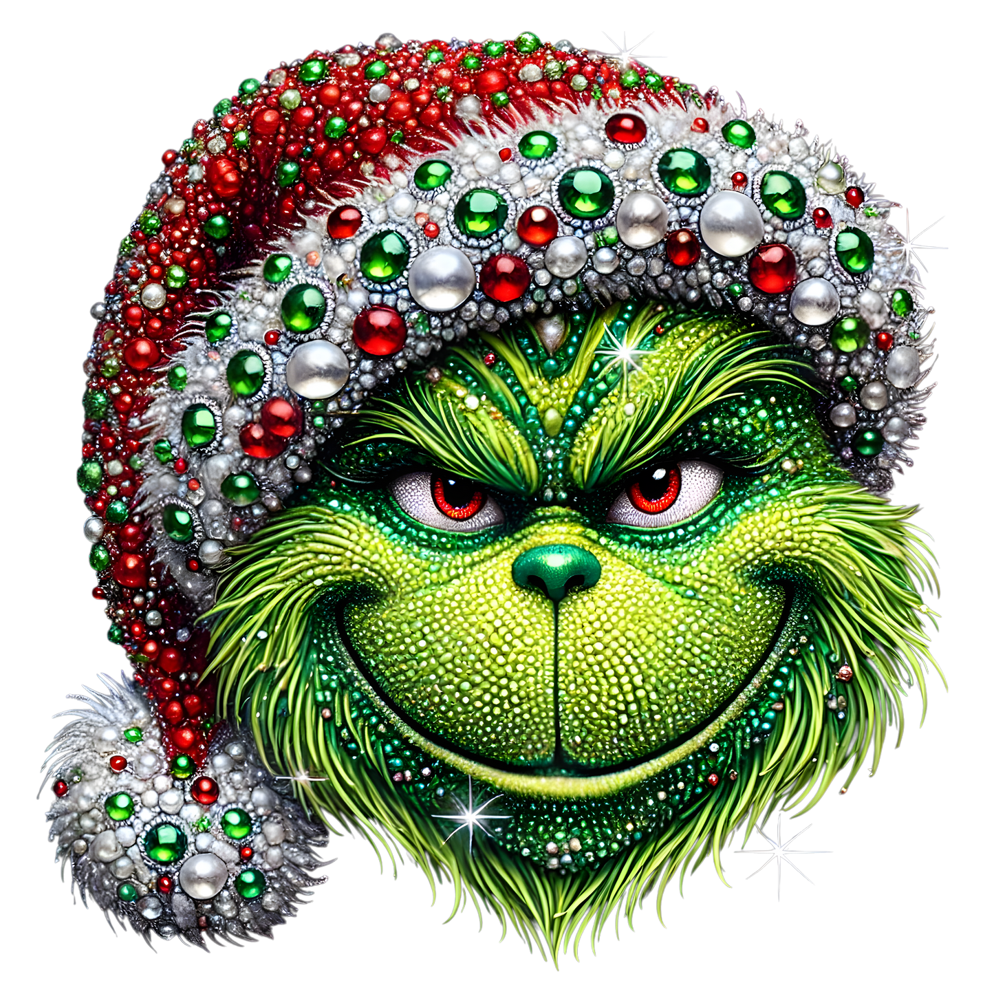 Grinch Christmas DTF Transfer Print 12x14