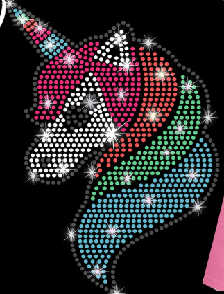 Unicorn Rhinestone Design